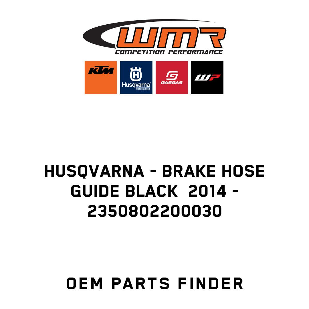 BRAKE HOSE GUIDE BLACK  2014