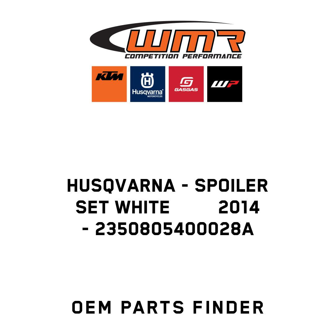 SPOILER SET WHITE         2014