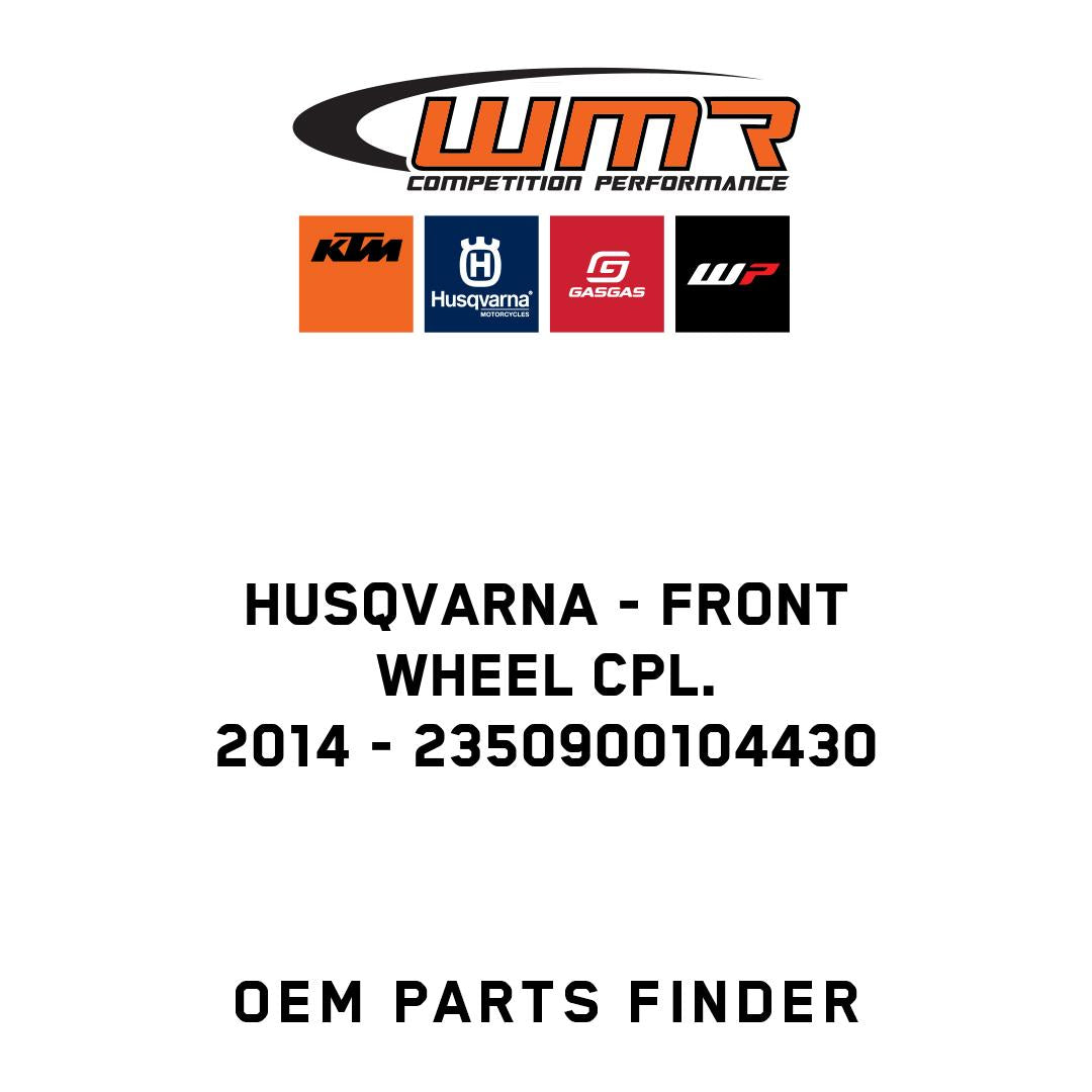 FRONT WHEEL CPL.          2014