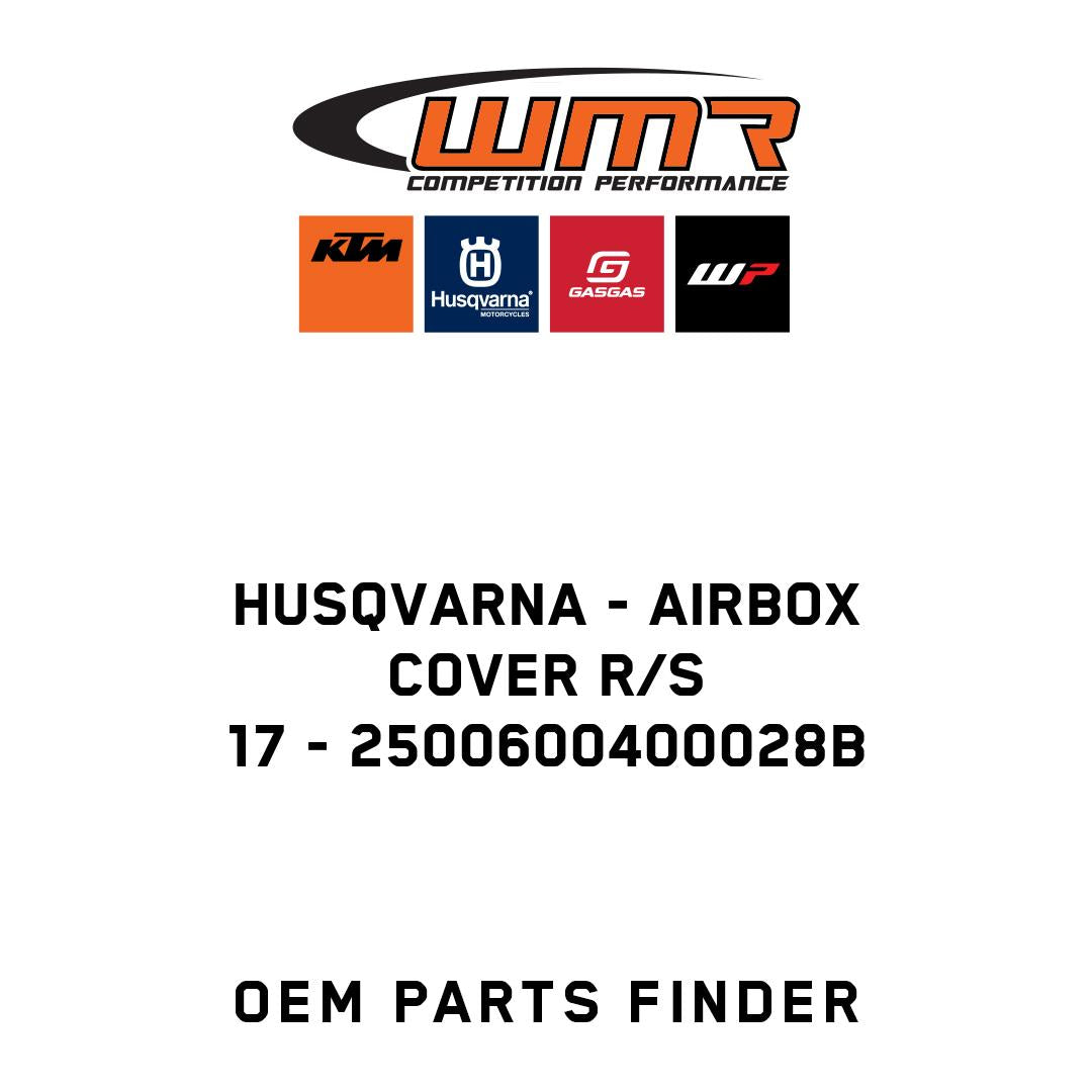 AIRBOX COVER R/S            17