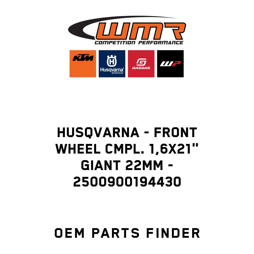 Front wheel cmpl. 1,6X21" Giant 22MM