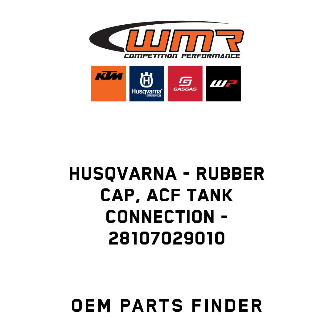 Rubber cap, ACF tank connection