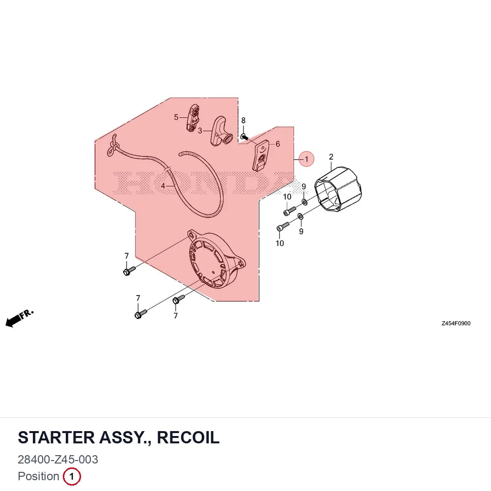 STARTER ASSY., RECOIL