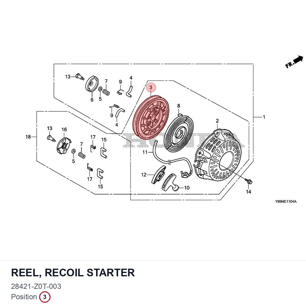 REEL, RECOIL STARTER