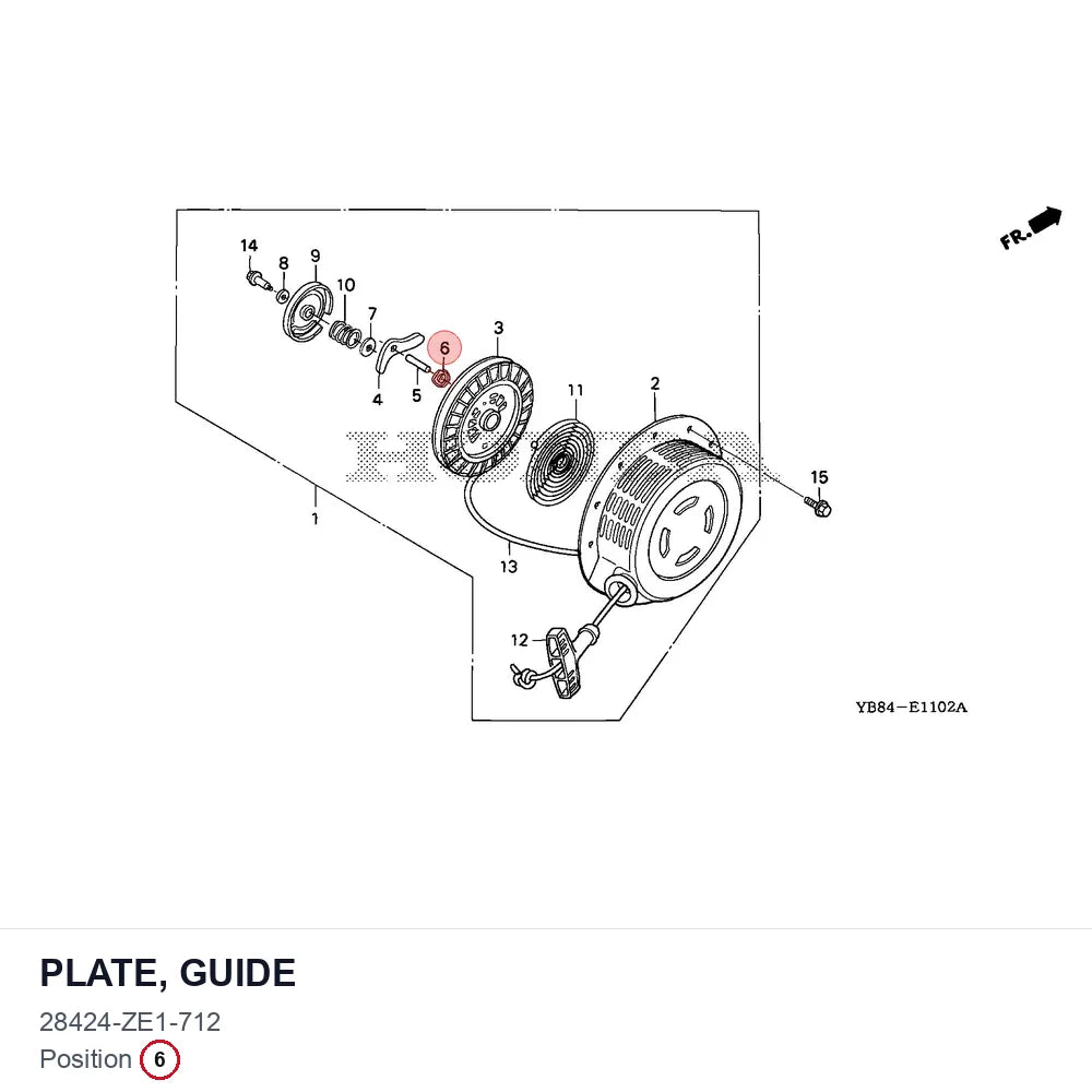 PLATE, GUIDE