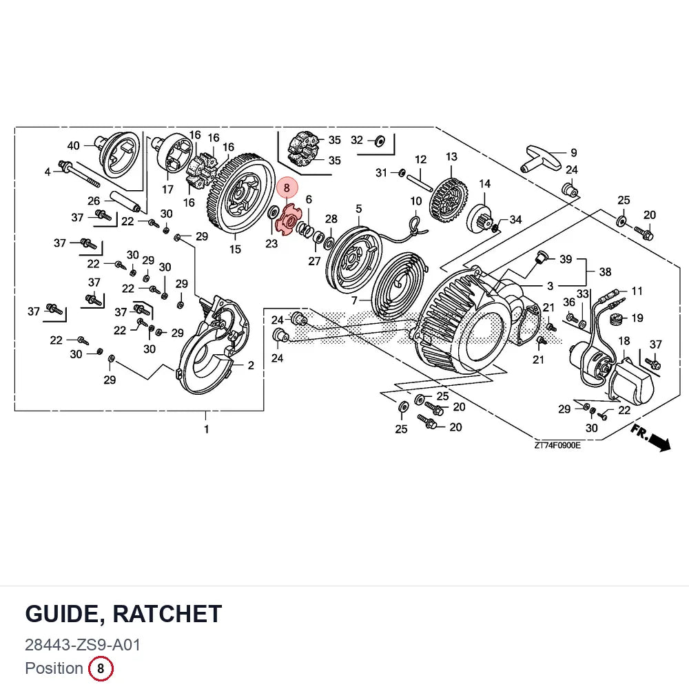 GUIDE, RATCHET