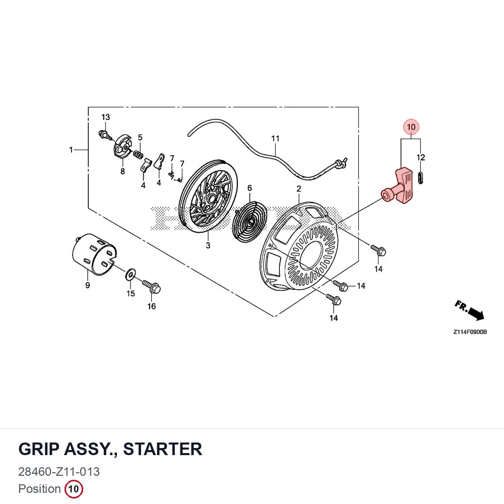 GRIP ASSY., STARTER