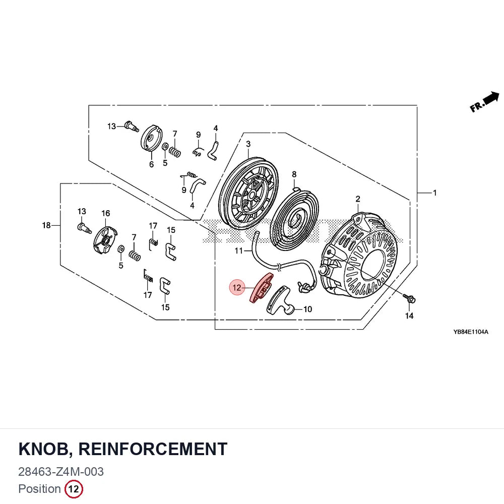 KNOB, REINFORCEMENT