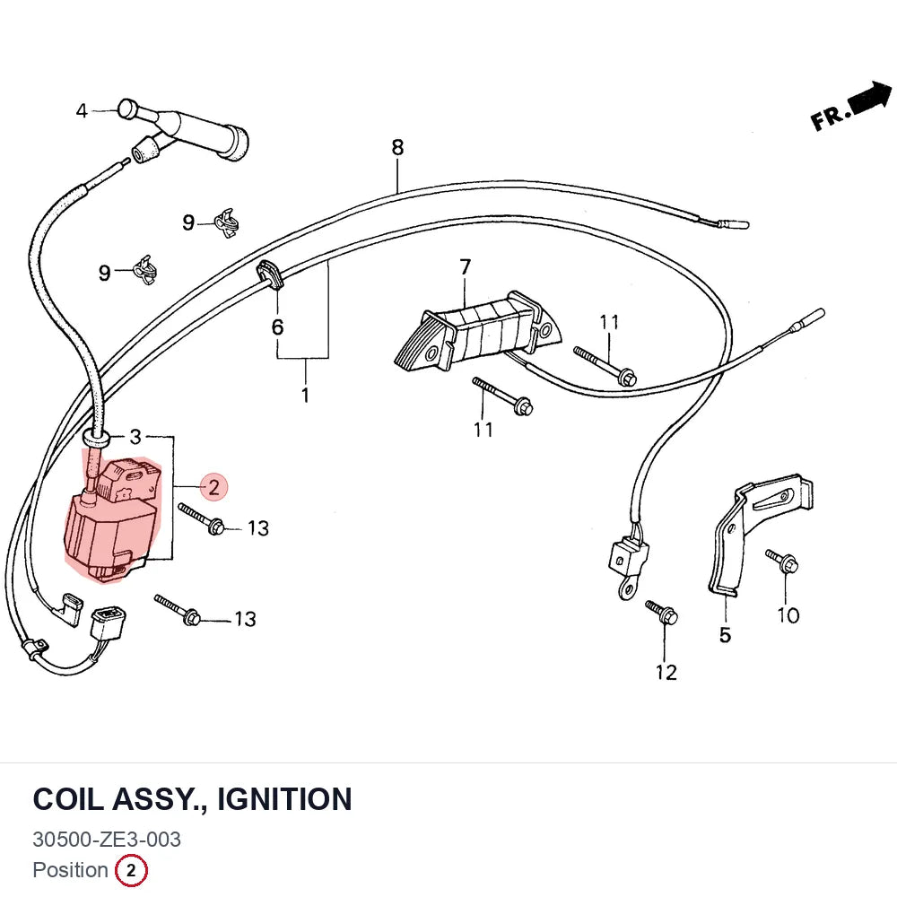 COIL ASSY., IGNITION