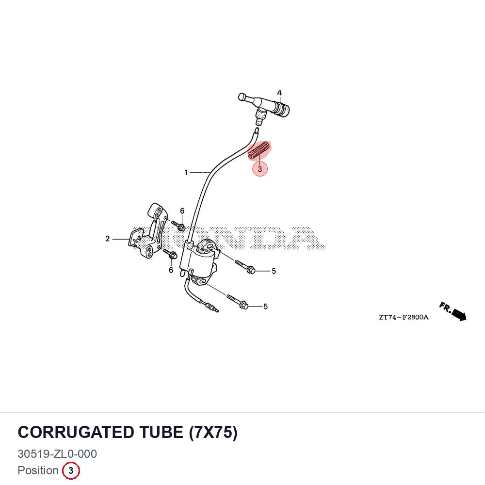 CORRUGATED TUBE (7X75)