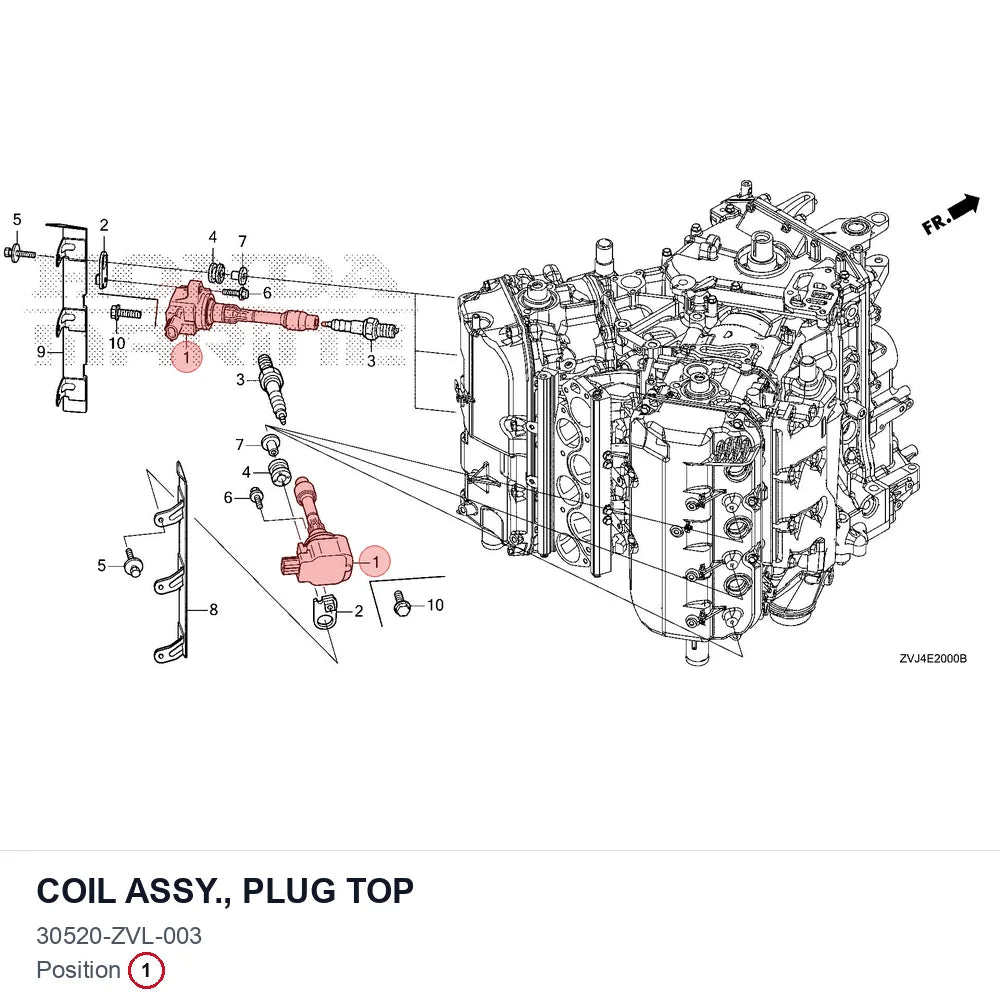 COIL ASSY., PLUG TOP