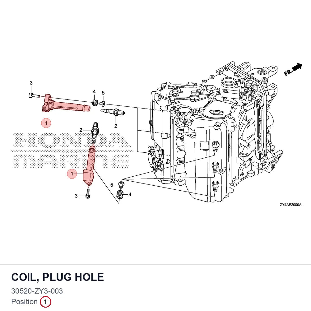 COIL, PLUG HOLE