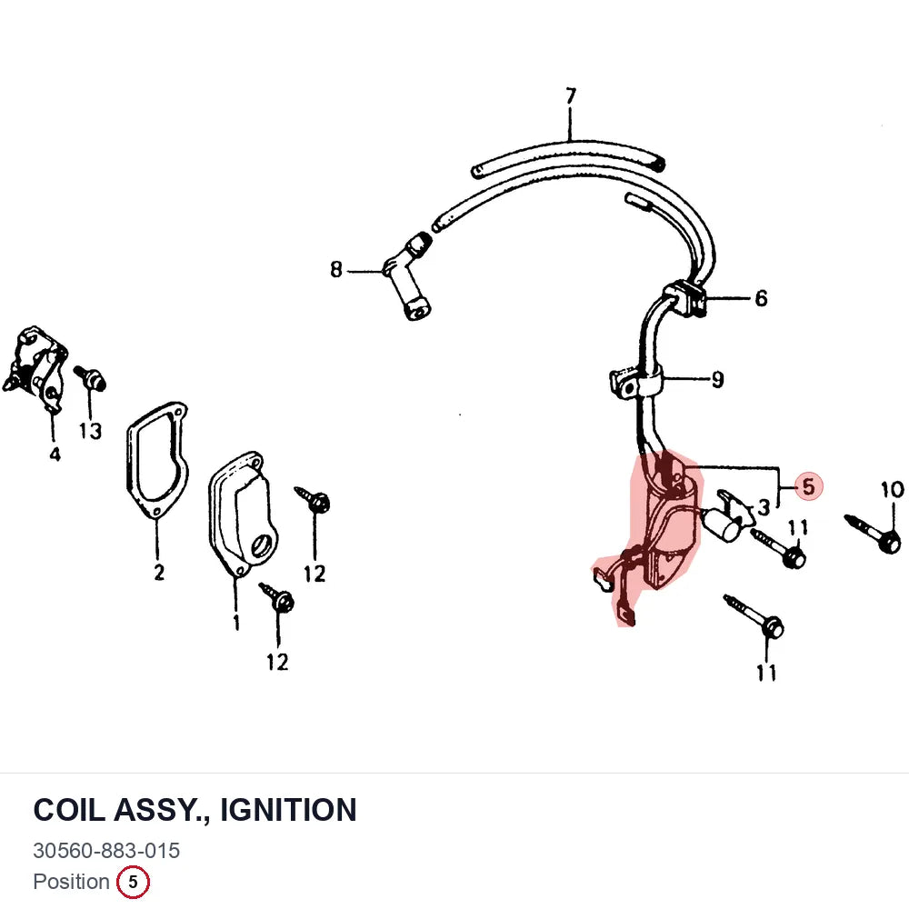 COIL ASSY., IGNITION