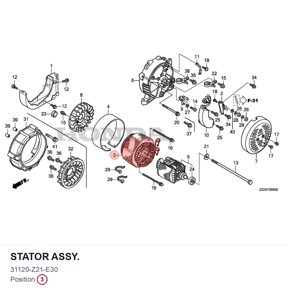 STATOR ASSY.