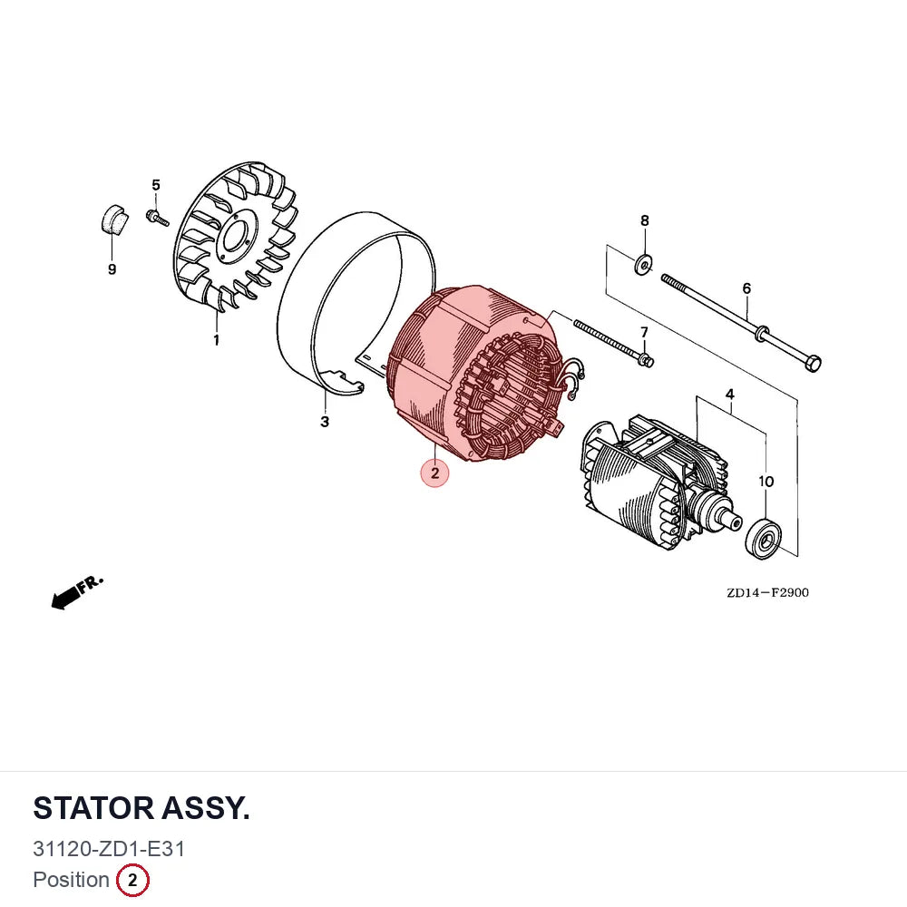 STATOR ASSY.