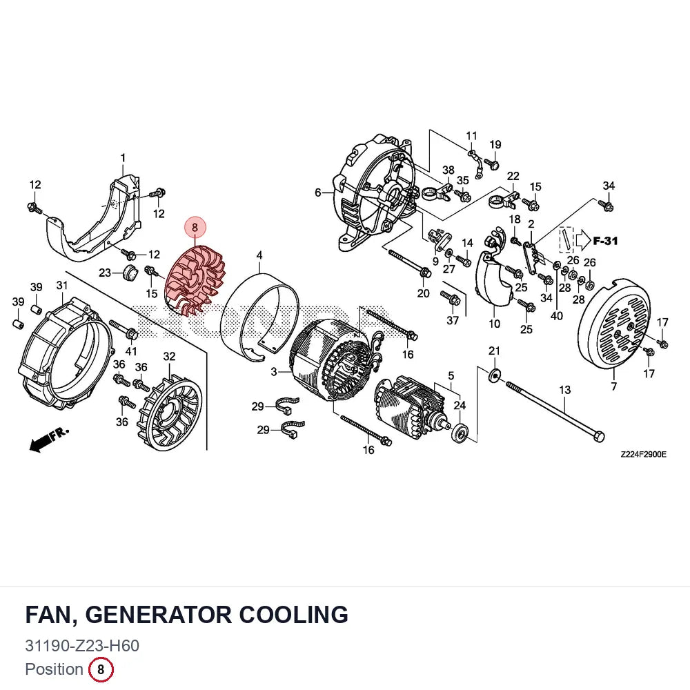 FAN, GENERATOR COOLING