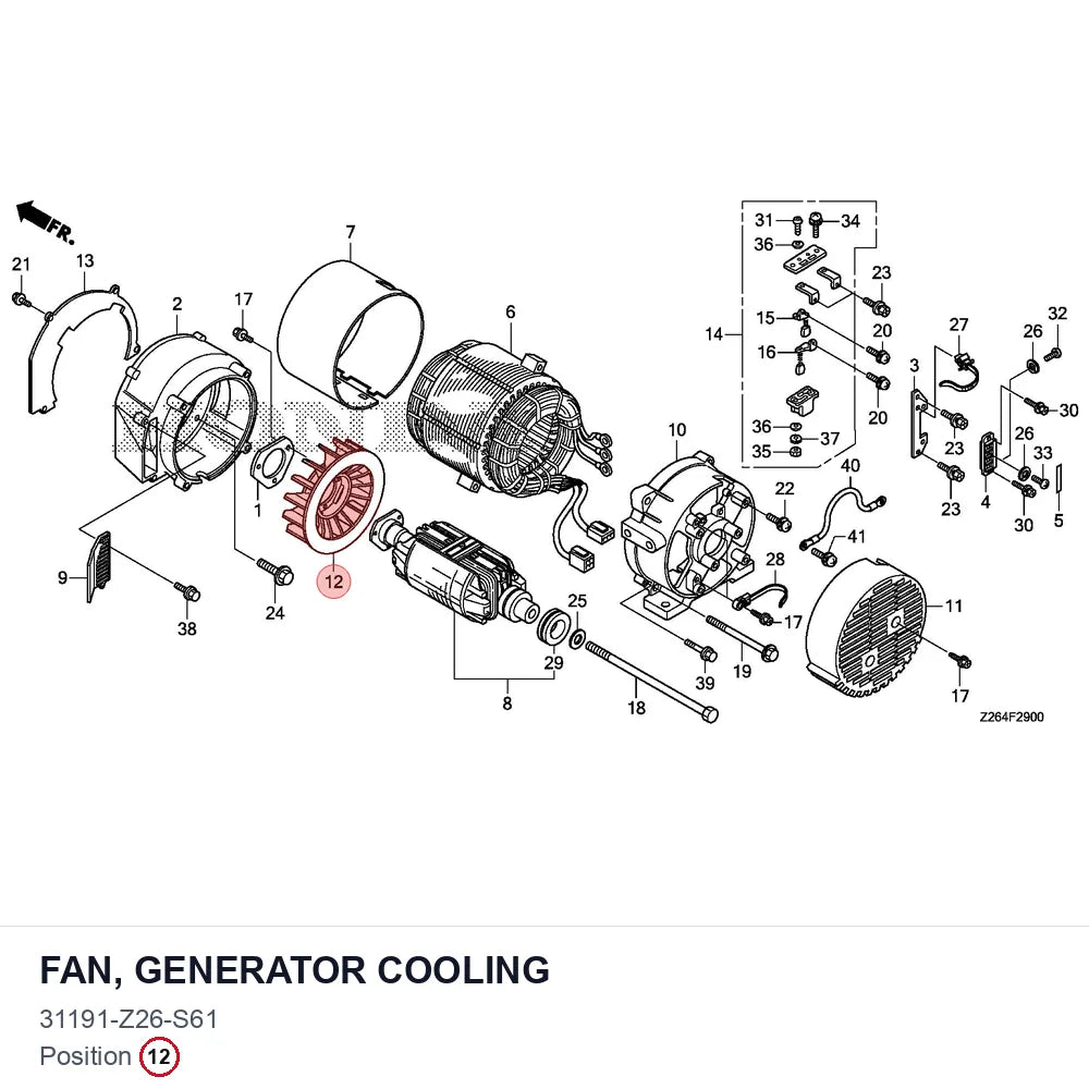 FAN, GENERATOR COOLING