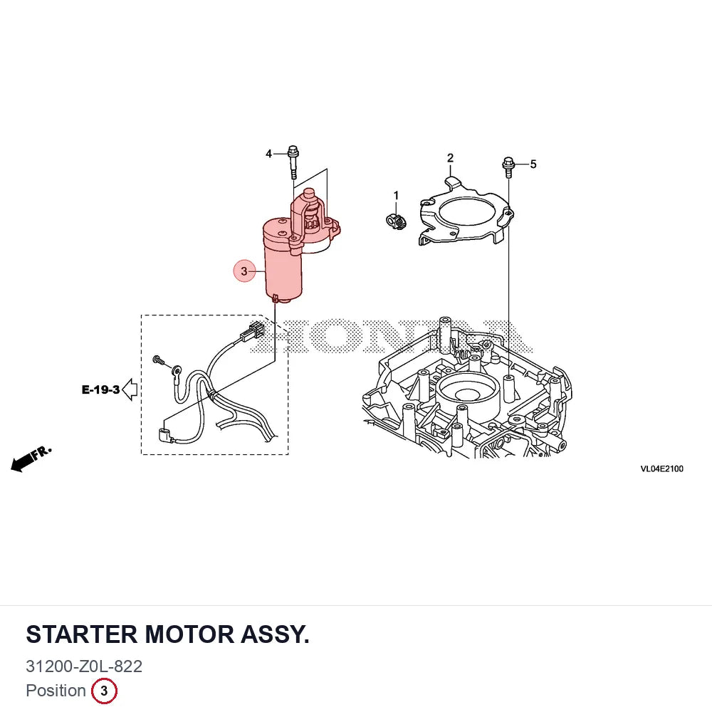 STARTER MOTOR ASSY.