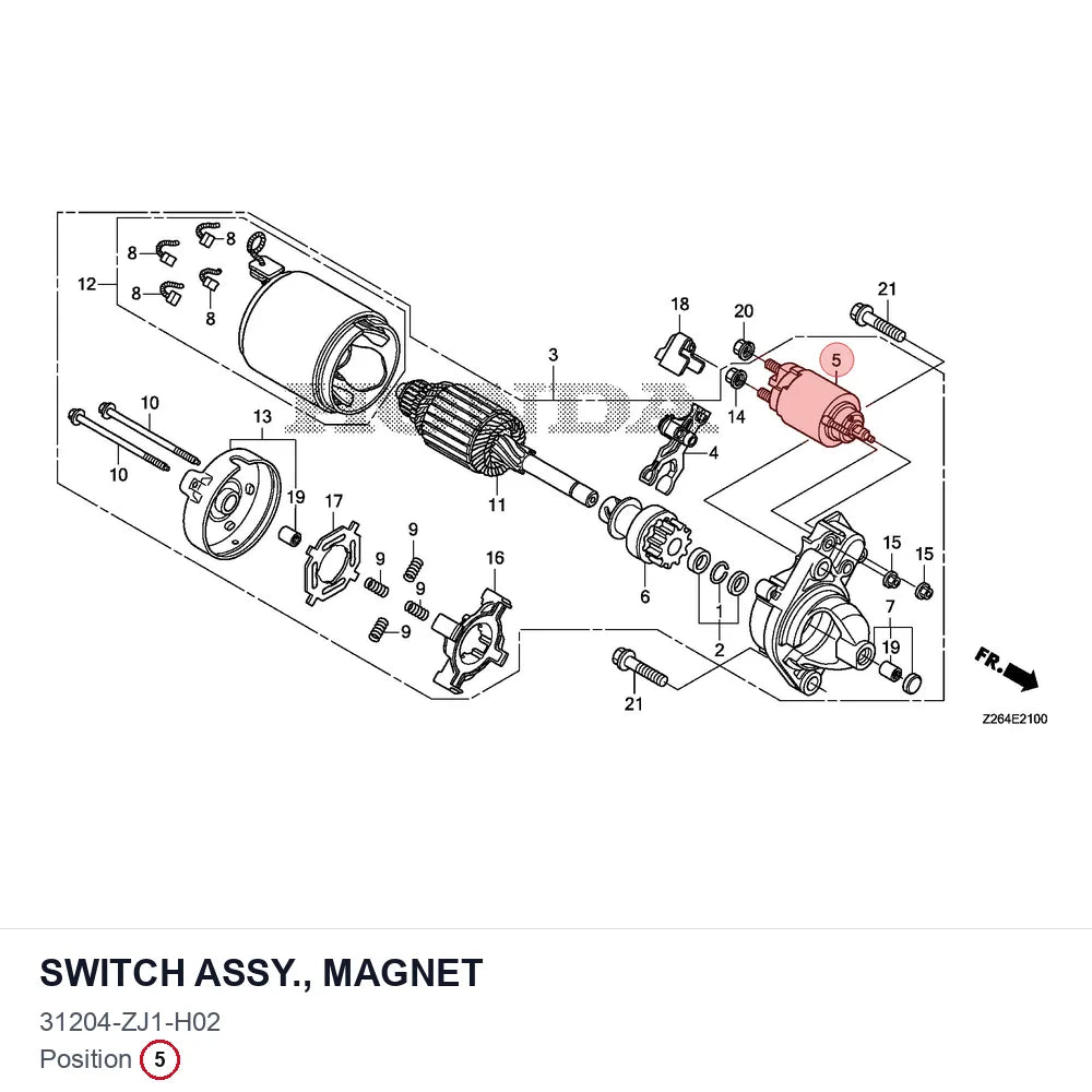 SWITCH ASSY., MAGNET