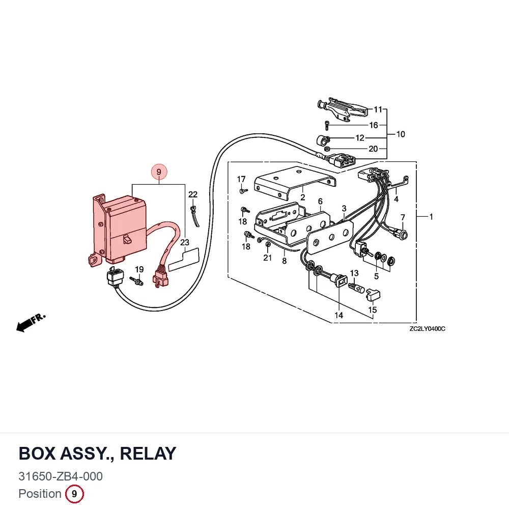 BOX ASSY., RELAY