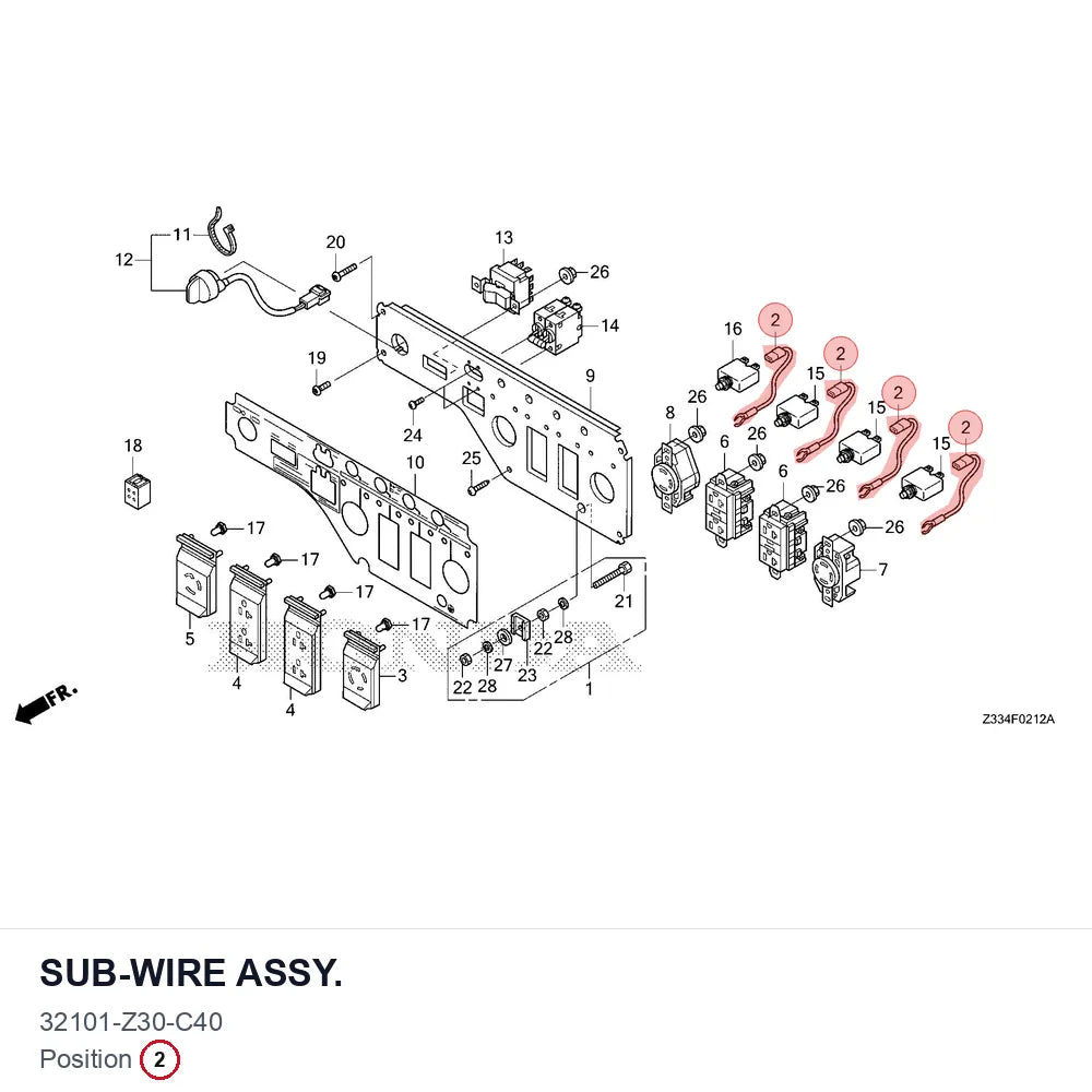 SUB-WIRE ASSY.