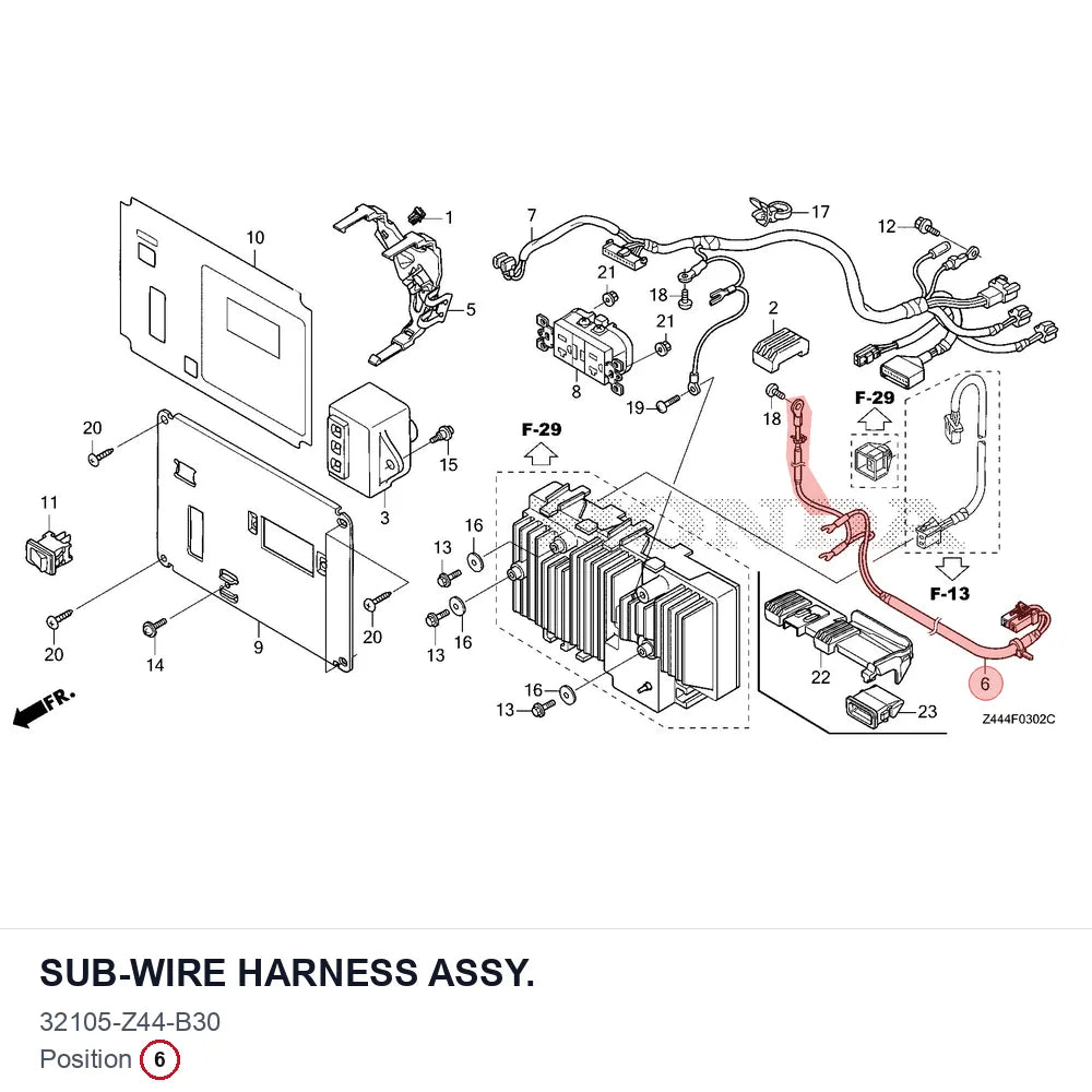 SUB-WIRE HARNESS ASSY.