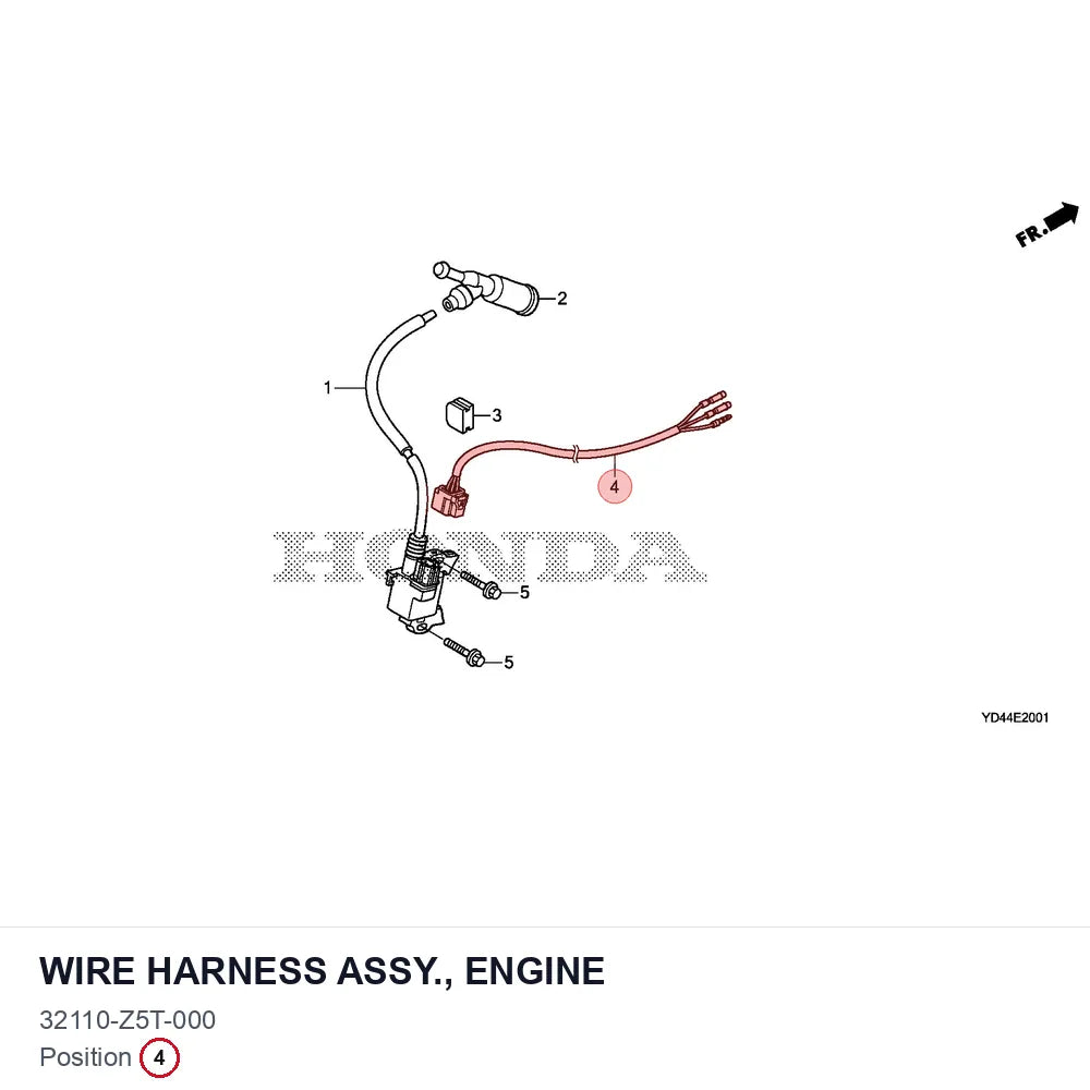 WIRE HARNESS ASSY., ENGINE