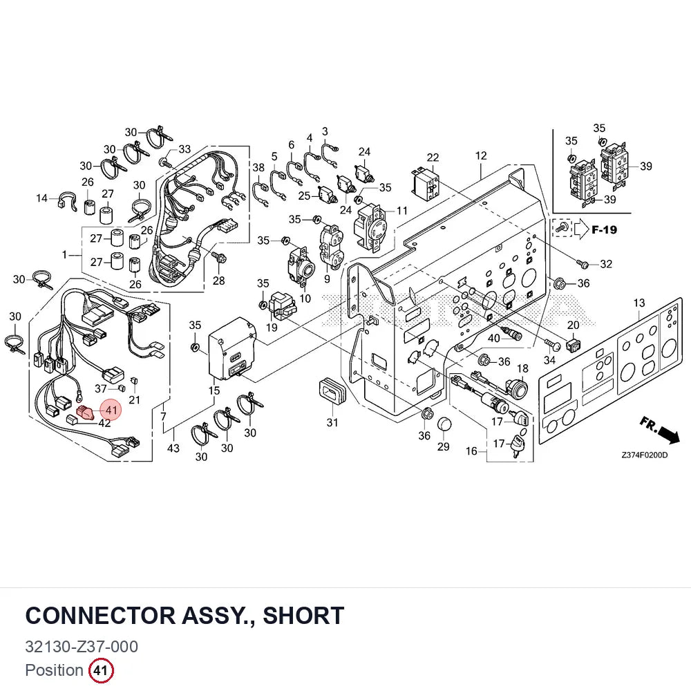 CONNECTOR ASSY., SHORT