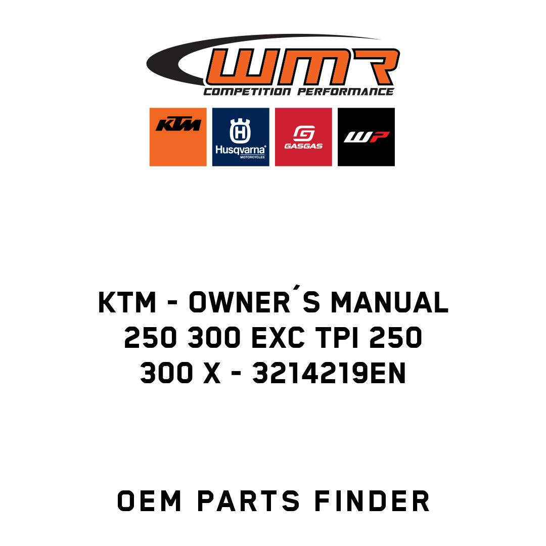 Owner´s manual 250 300 EXC TPI 250 300 X