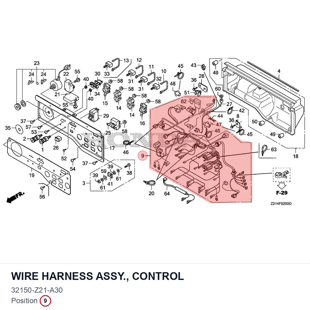 WIRE HARNESS ASSY., CONTROL