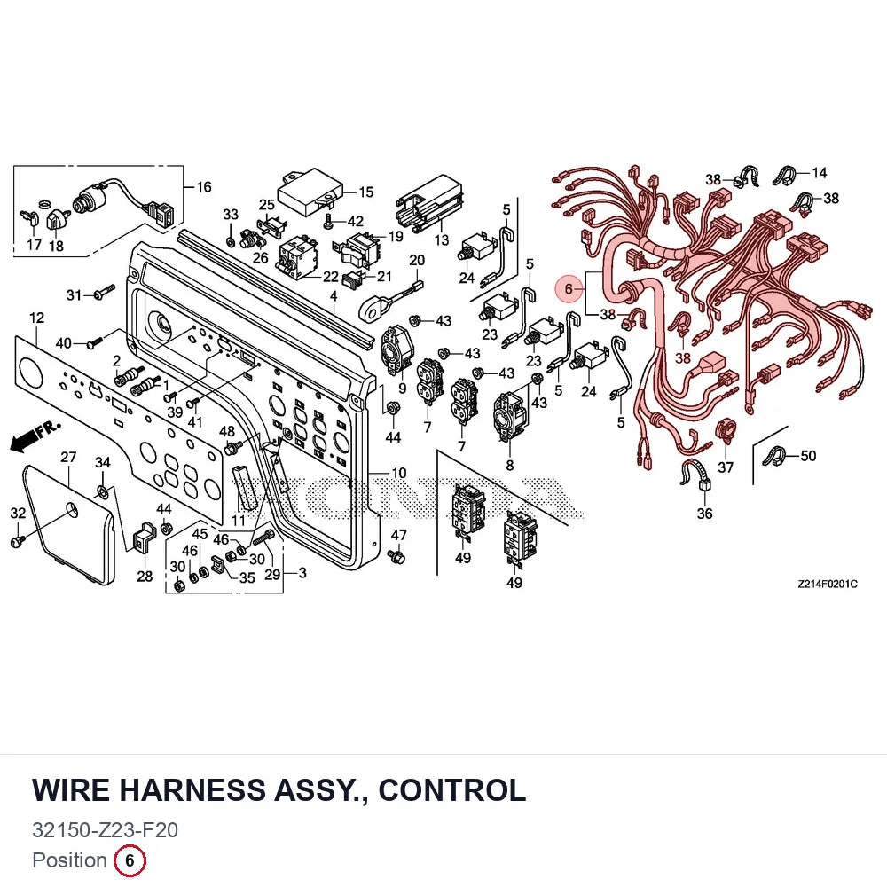 WIRE HARNESS ASSY., CONTROL