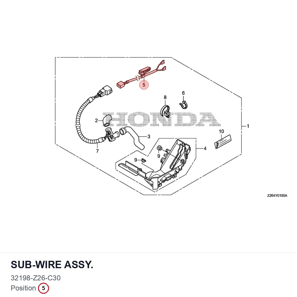 SUB-WIRE ASSY.