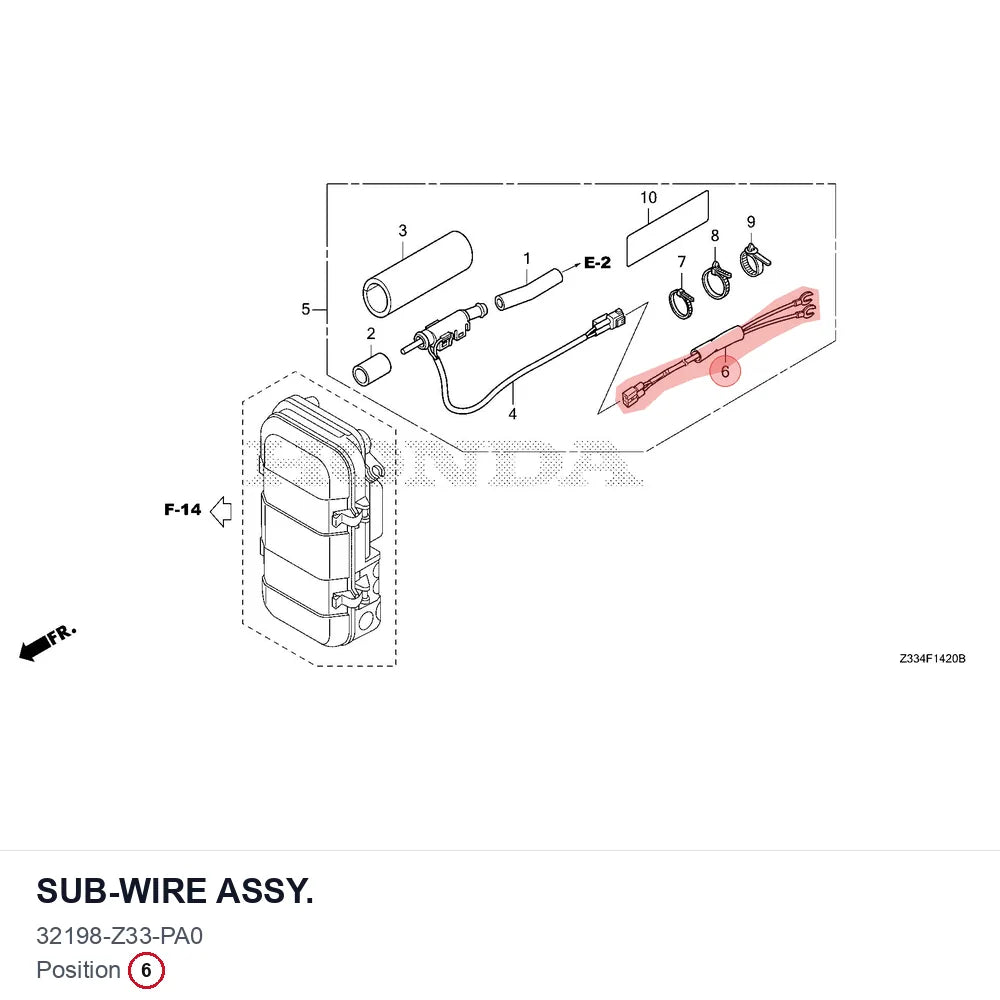 SUB-WIRE ASSY.