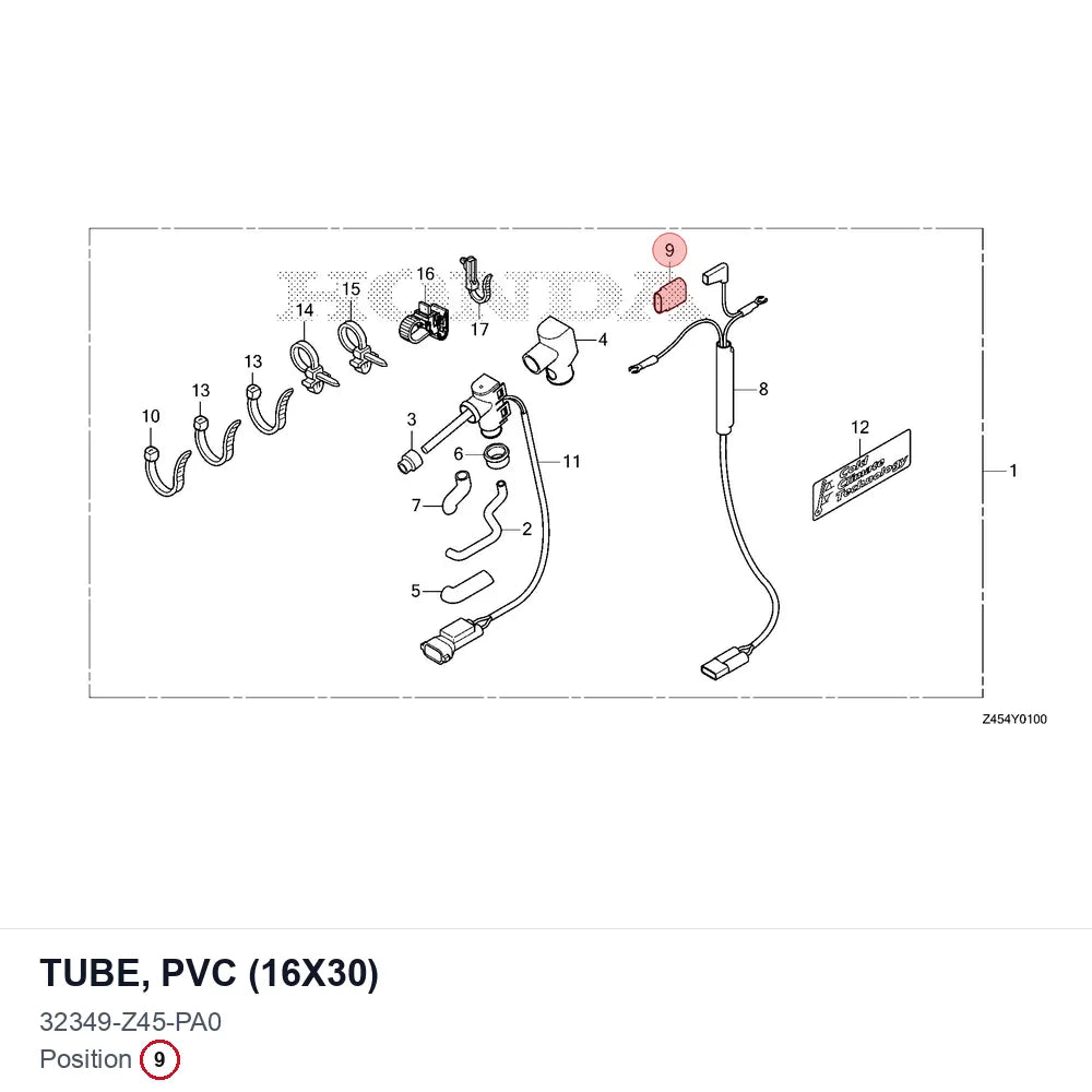 TUBE, PVC (16X30)