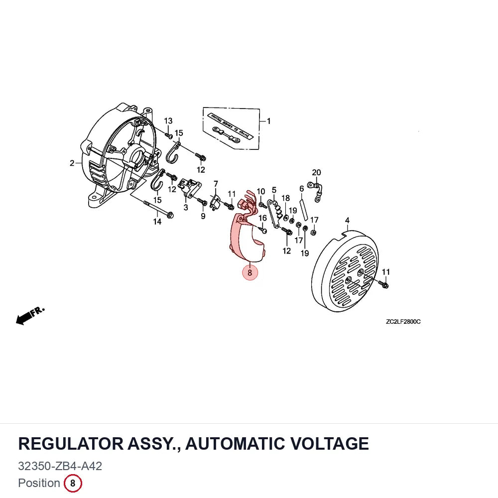 REGULATOR ASSY., AUTOMATIC VOLTAGE