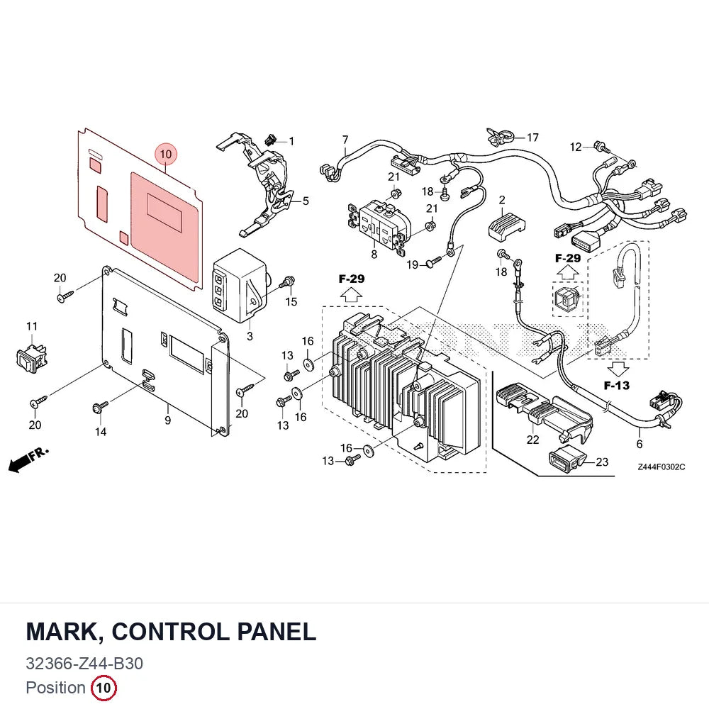 MARK, CONTROL PANEL