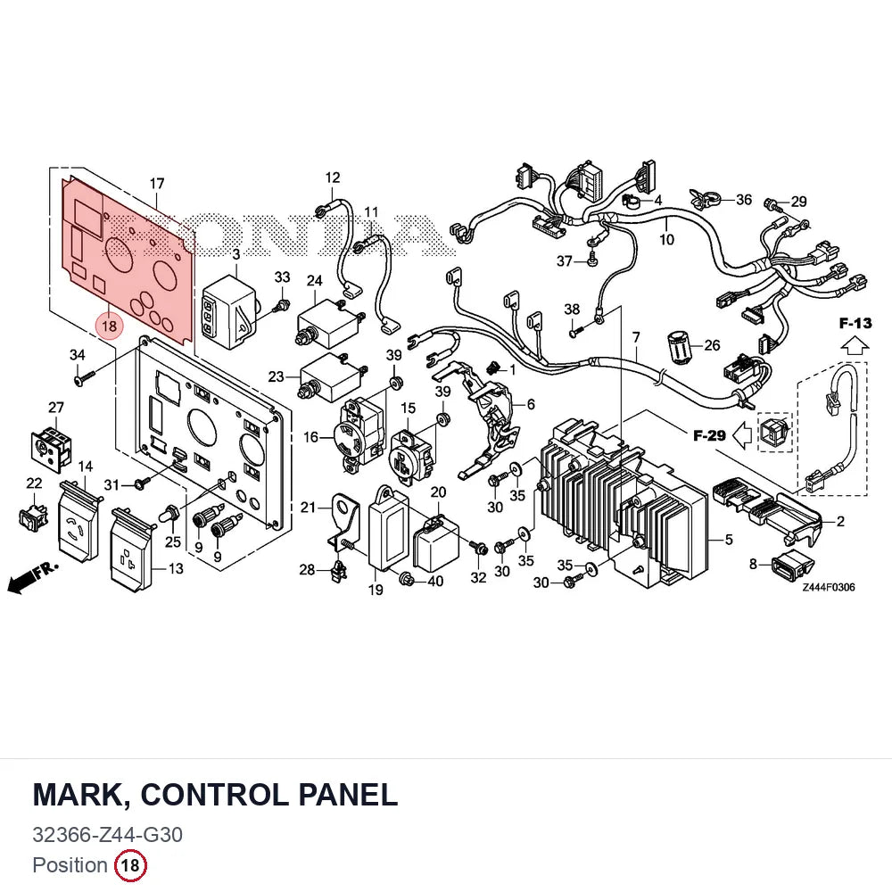 MARK, CONTROL PANEL