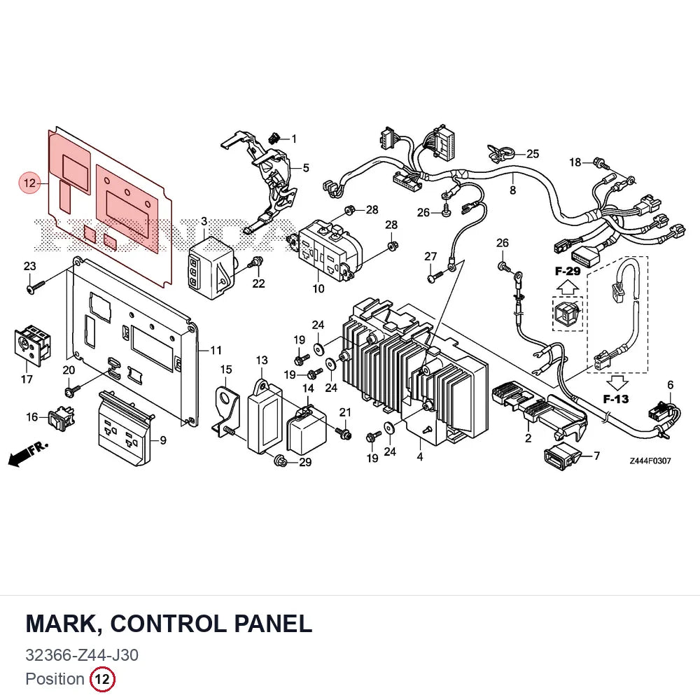 MARK, CONTROL PANEL