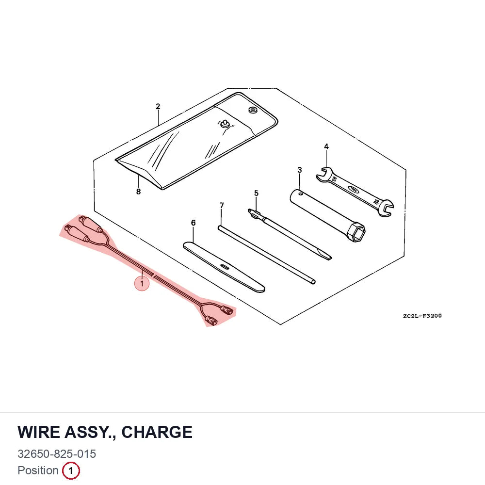WIRE ASSY., CHARGE