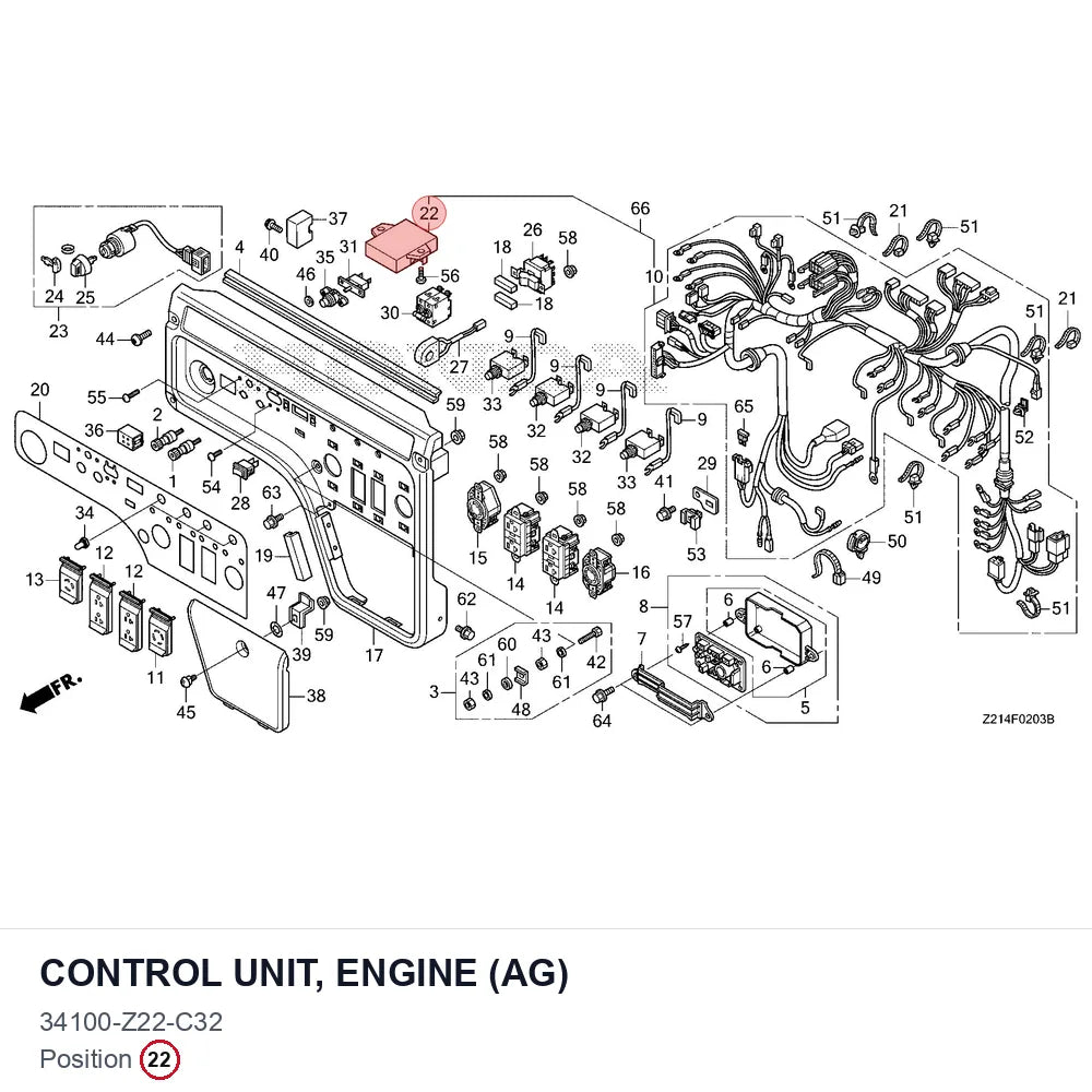 CONTROL UNIT, ENGINE (AG)