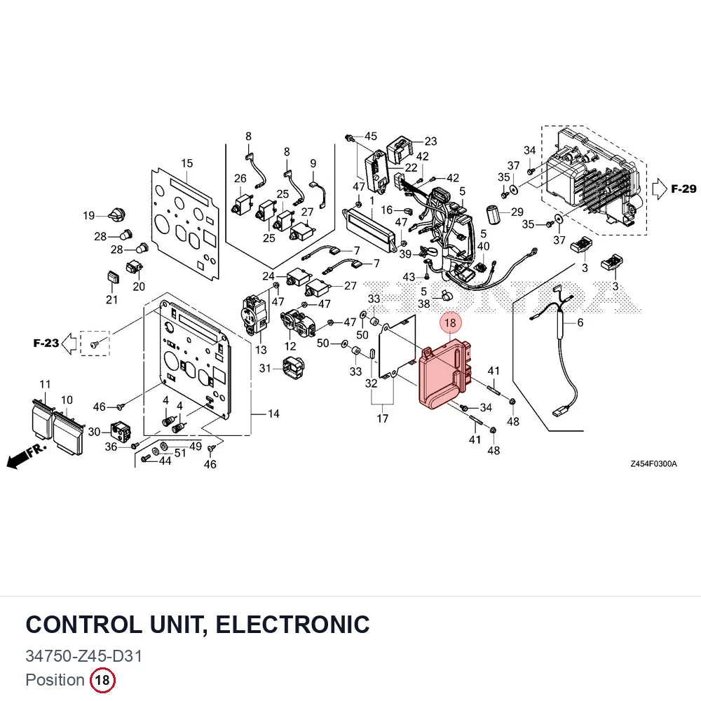 CONTROL UNIT, ELECTRONIC