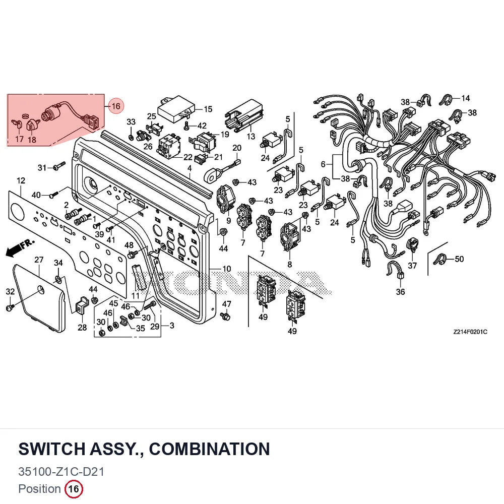 SWITCH ASSY., COMBINATION