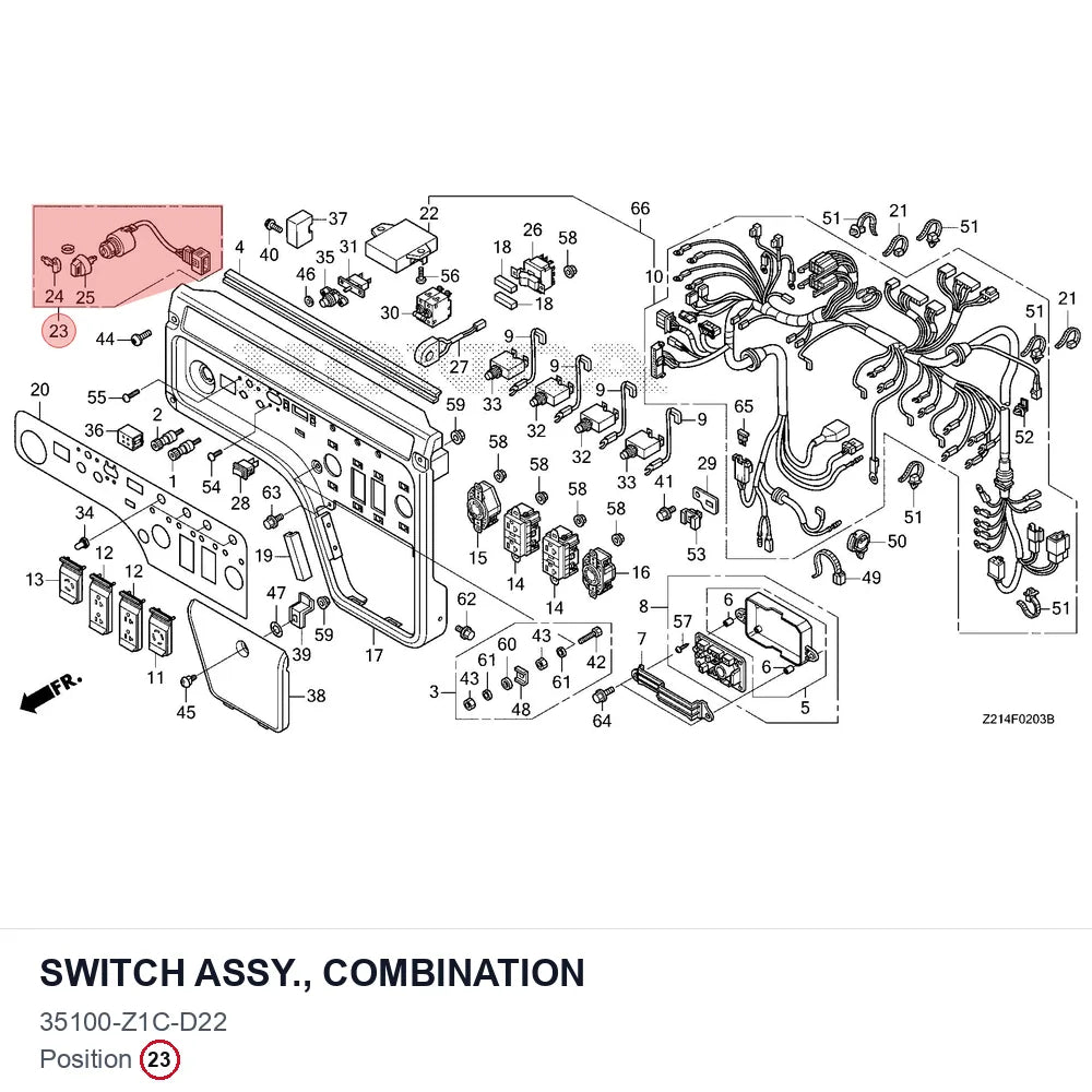 SWITCH ASSY., COMBINATION