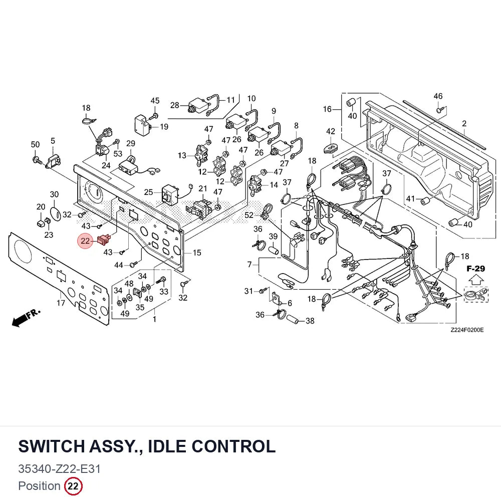 SWITCH ASSY., IDLE CONTROL