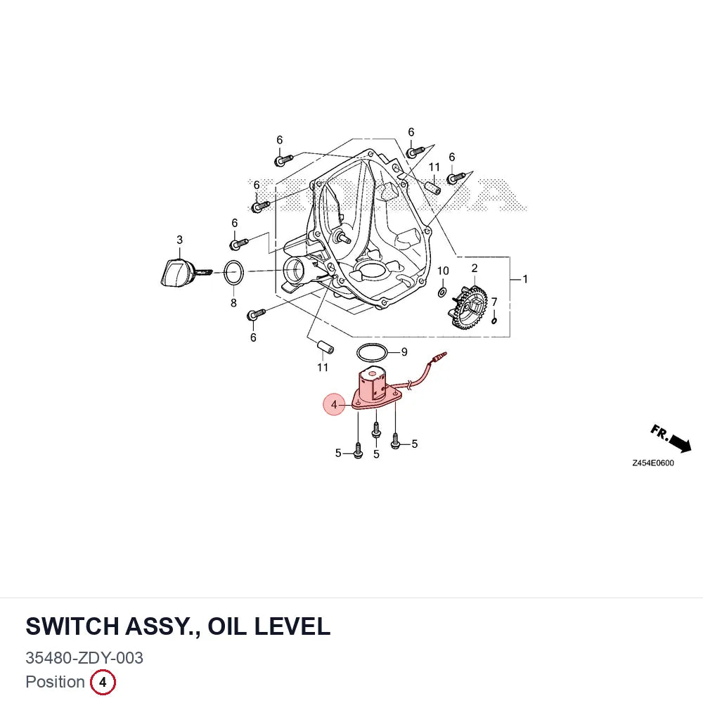 SWITCH ASSY., OIL LEVEL