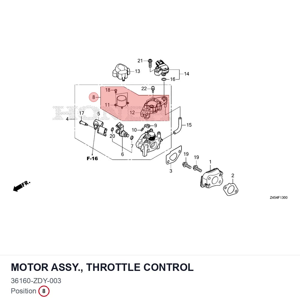 MOTOR ASSY., THROTTLE CONTROL