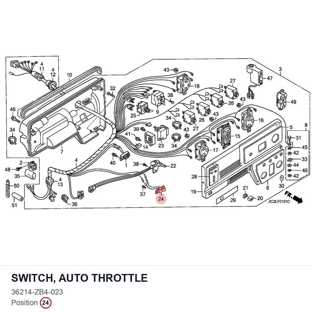 SWITCH, AUTO THROTTLE