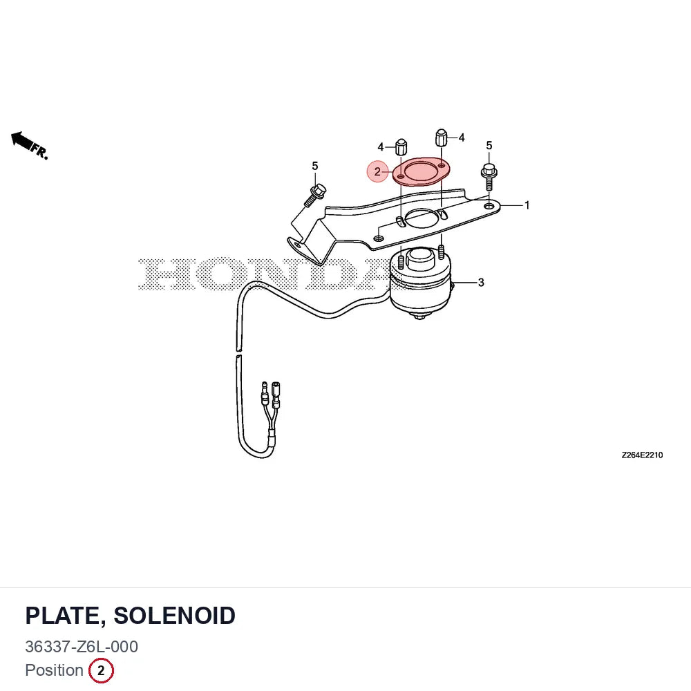 PLATE, SOLENOID
