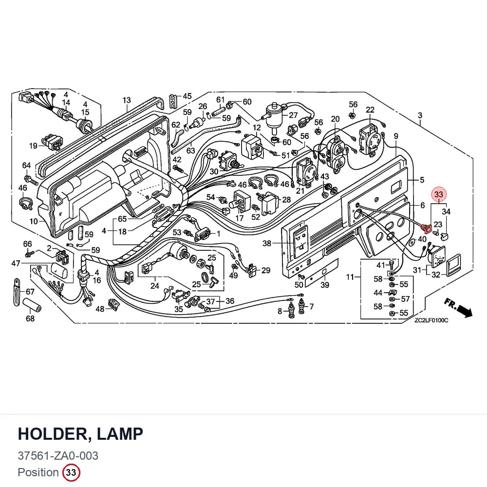 HOLDER, LAMP