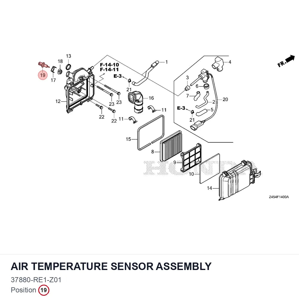AIR TEMPERATURE SENSOR ASSEMBLY